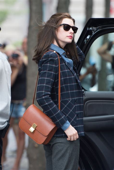 anne hathaway the intern celine bag|Celine purse bag.